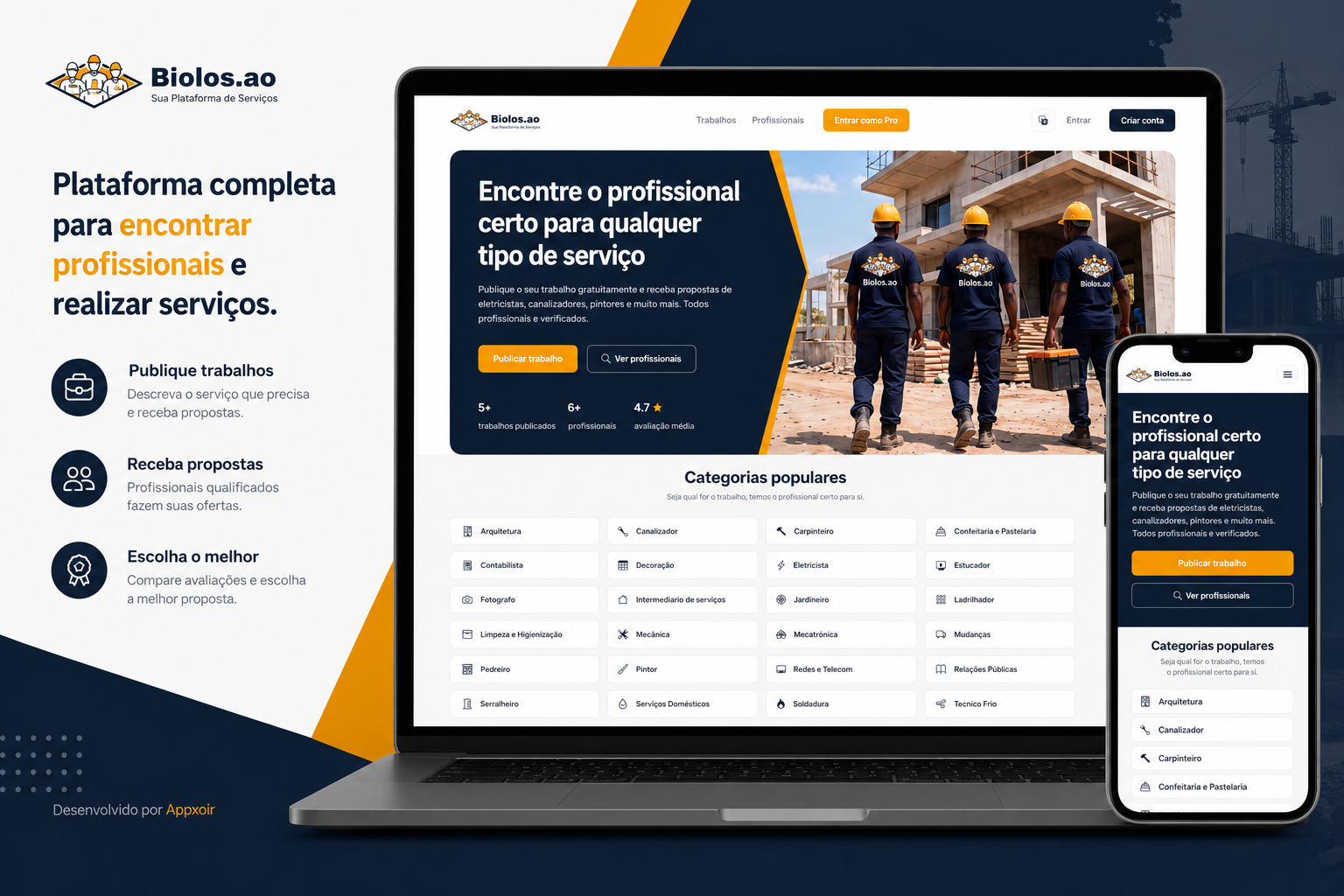 Biolos.ao project by Appxoir